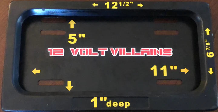 Custom Hide-A-Way Plate Frames