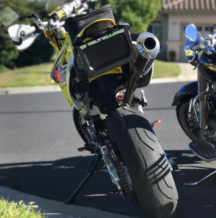 Motorcycle Custom Hide-A-Way Plate Frames