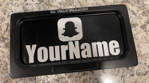 Custom Hide-A-Way Plate Frames